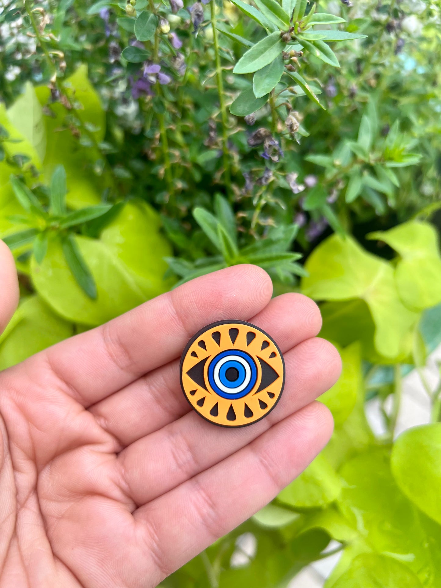 EVIL EYE SHOE CHARM ROUND