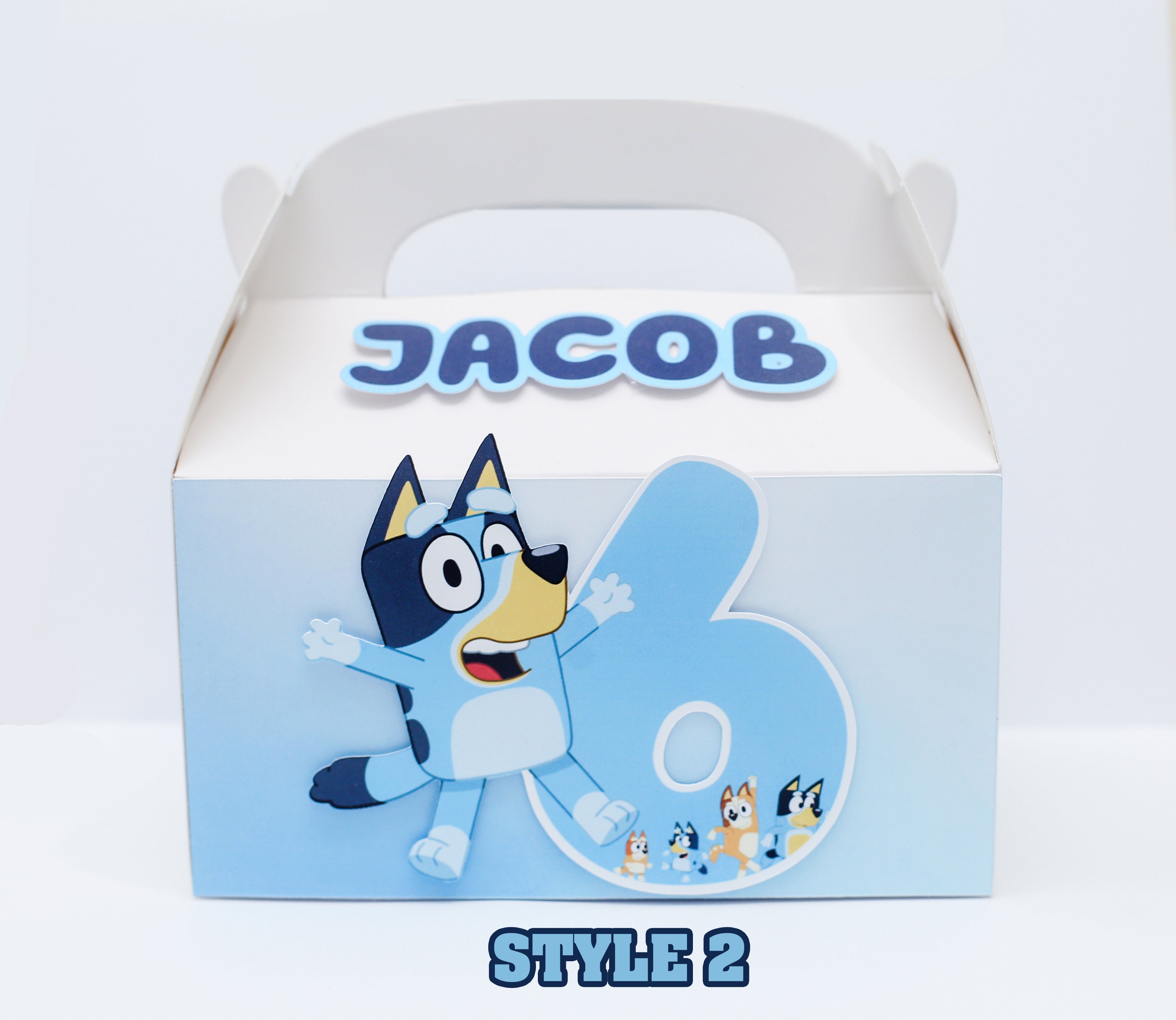 BLUEY STANDARD PERSONALISED PARTY BOX