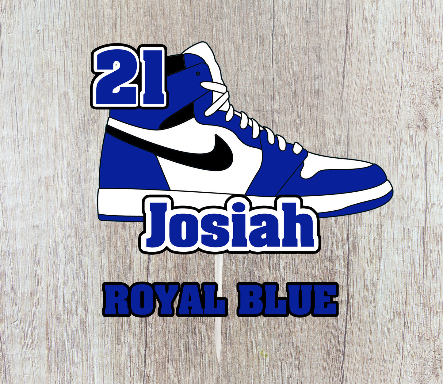 SNEAKER CAKE TOPPER