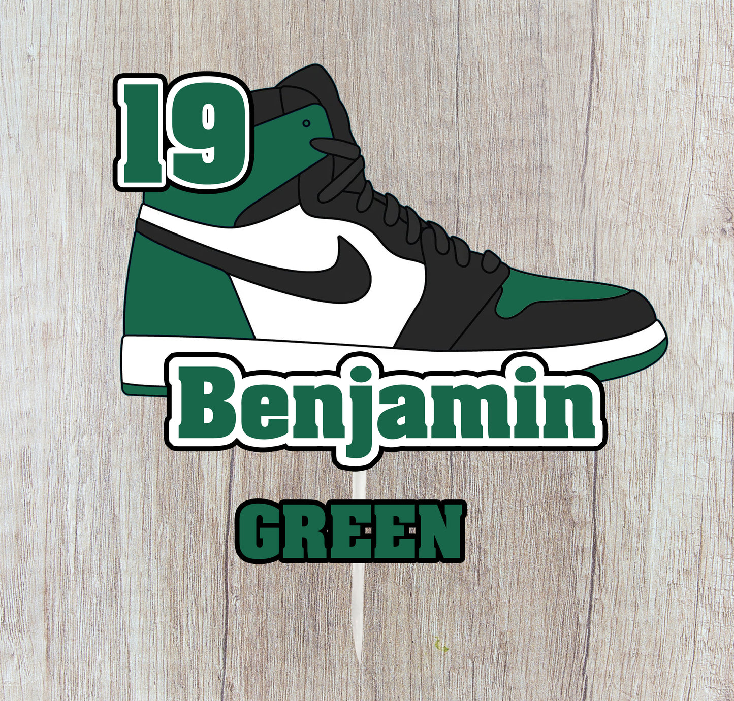SNEAKER CAKE TOPPER