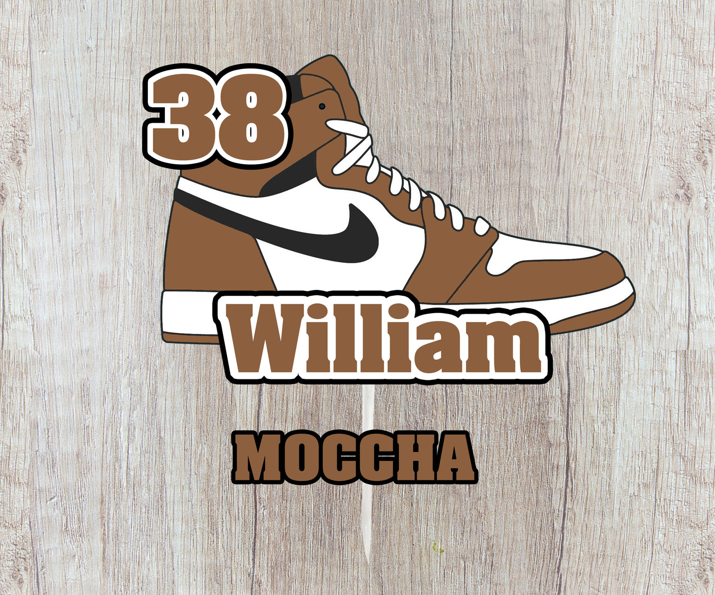 SNEAKER CAKE TOPPER