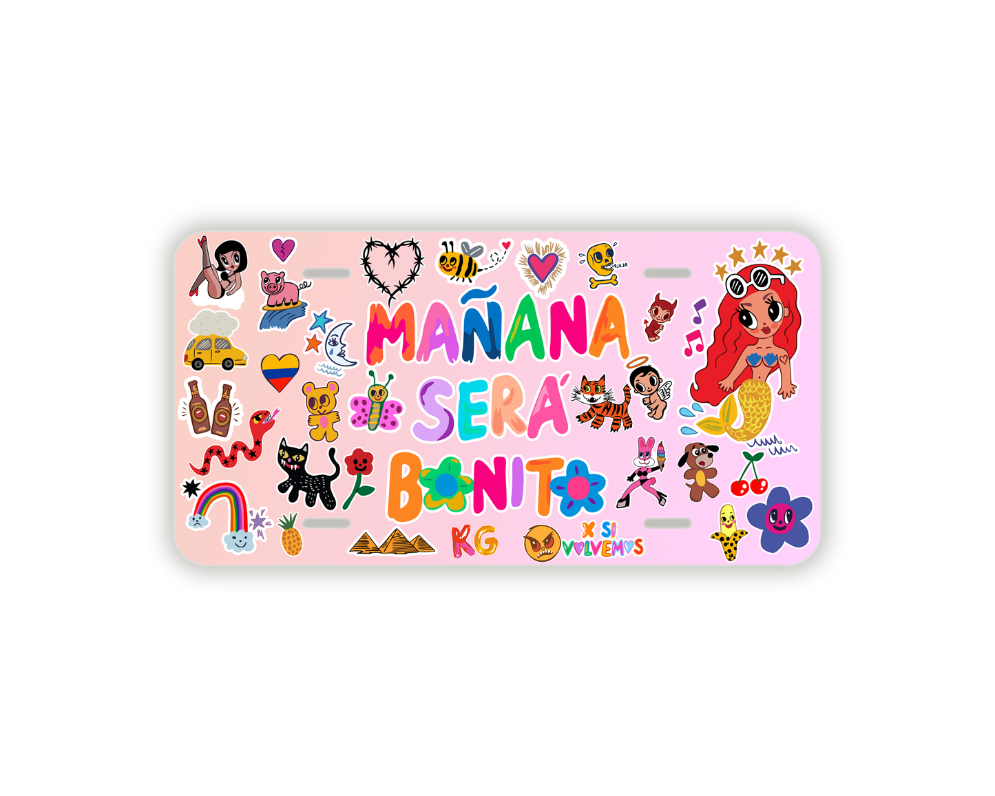 MANANA SERA BONITO LICENSE PLATE