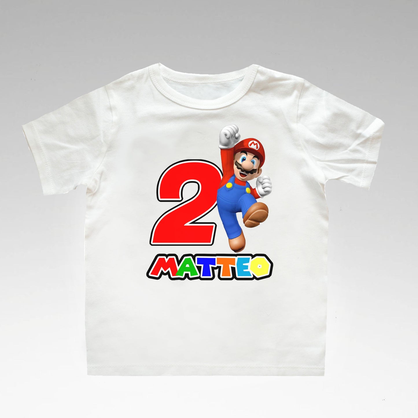 SUPER MARIO BIRTHDAY T-SHIRT