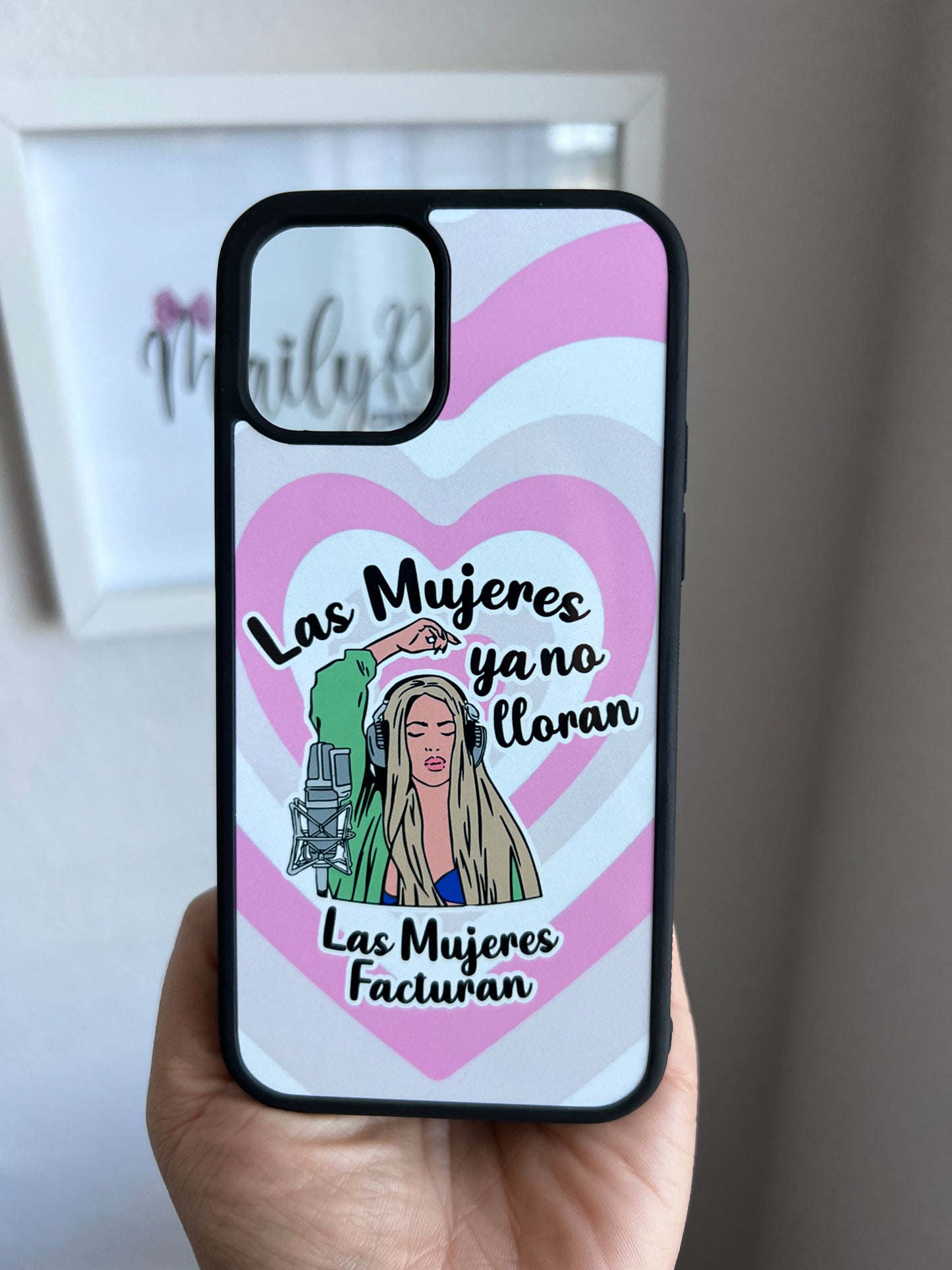 LAS MUJERES NO LLORAN PINK LATTE PHONE CASE