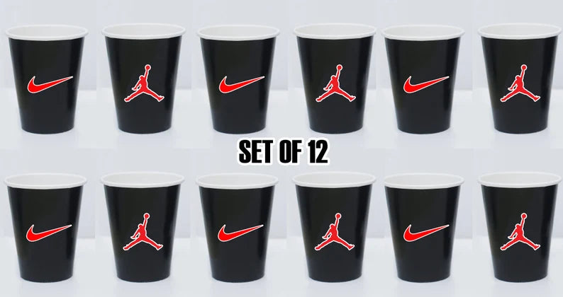 JORDAN PARTY CUPS/ PLATES