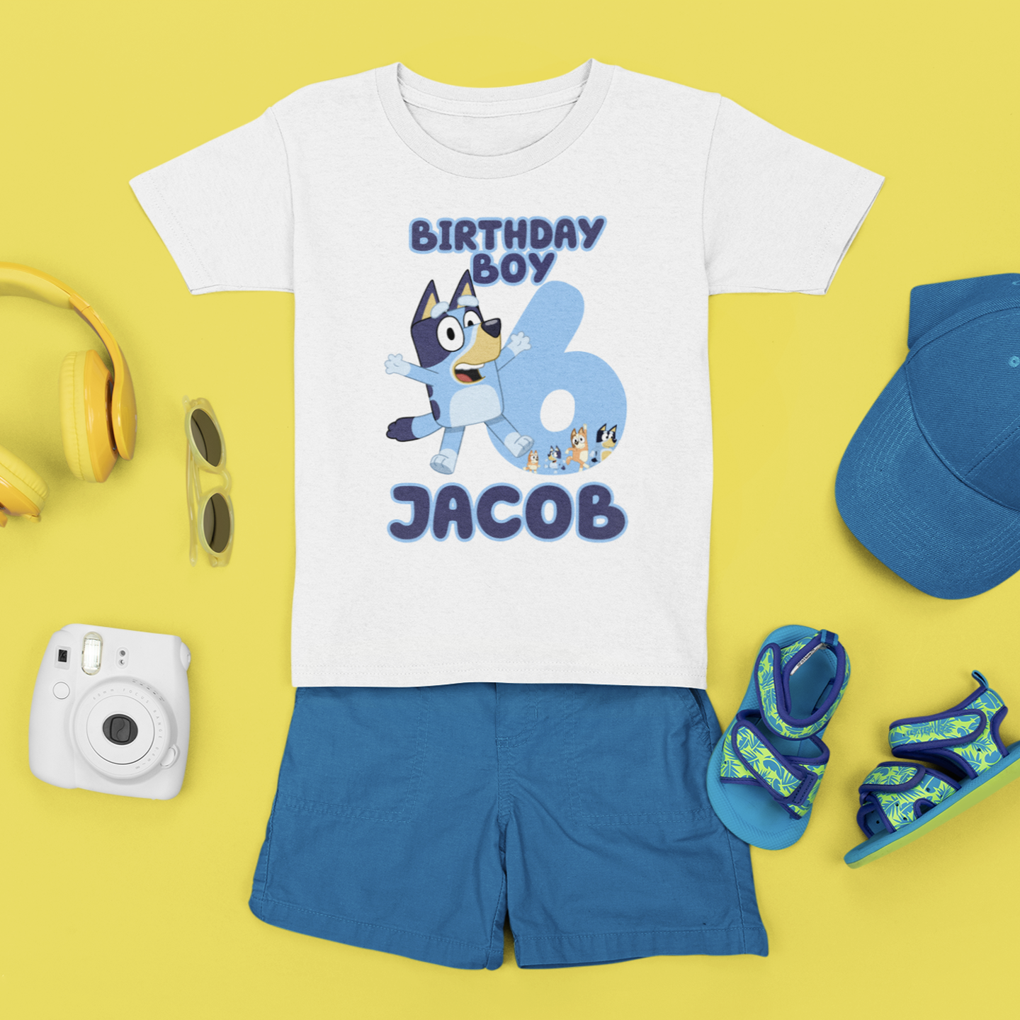 Bluey Inspired Birthday Boy Tshirt, Bluey Birthday Shirt